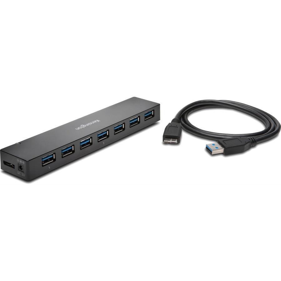 Kensington Uh7000C Usb 3.2 Gen 1 (3.1 Gen 1) Micro-B 5000 Mbit/S Black