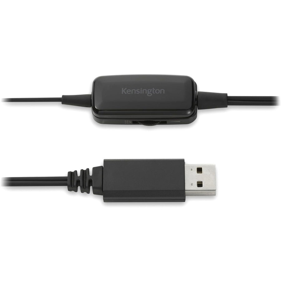 Kensington Usb Mono Headset With Mic And Volume Control