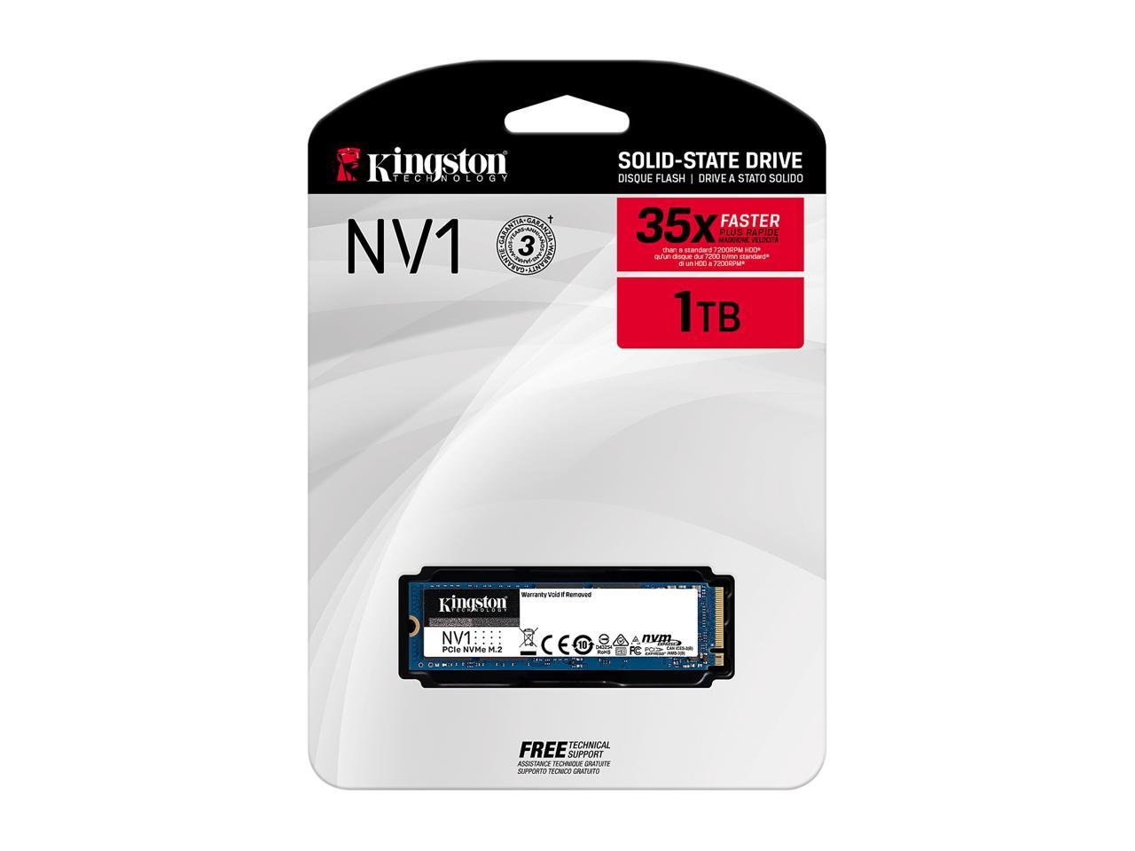 Kingston 1Tb Nv1 M.2 2280 Nvme Solid State Drive