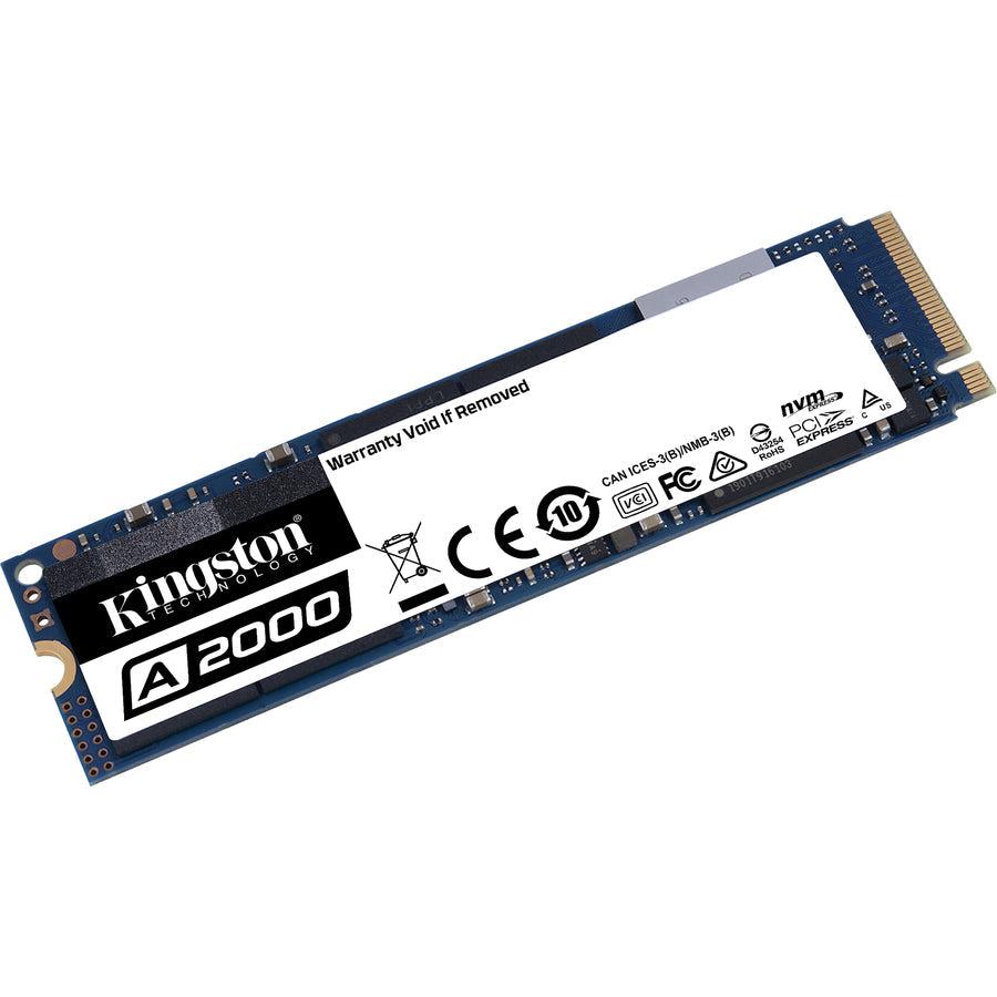 Kingston A2000 1Tb M.2 Pcie Gen 3.0 X 4 Lanes Solid State Drive (3D Tlc Nand)