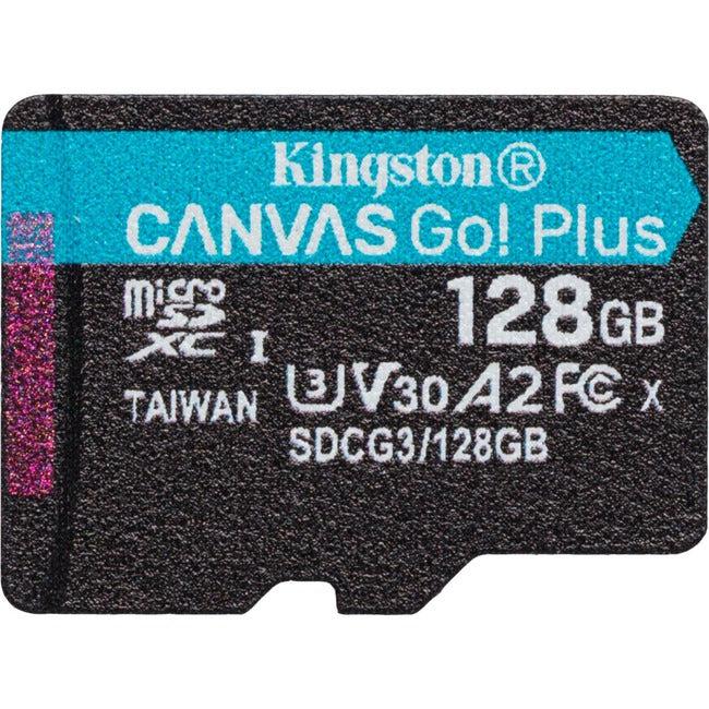 Kingston Canvas Go! Plus SDCG3 128 GB Class 10/UHS-I (U3) microSDXC SDCG3/128GBSP