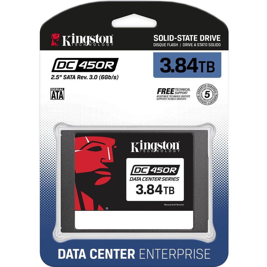 Kingston DC450R 3.84 TB Solid State Drive - 2.5 Internal - SATA (SATA/600) - Read Intensive" SEDC450R/3840GBK