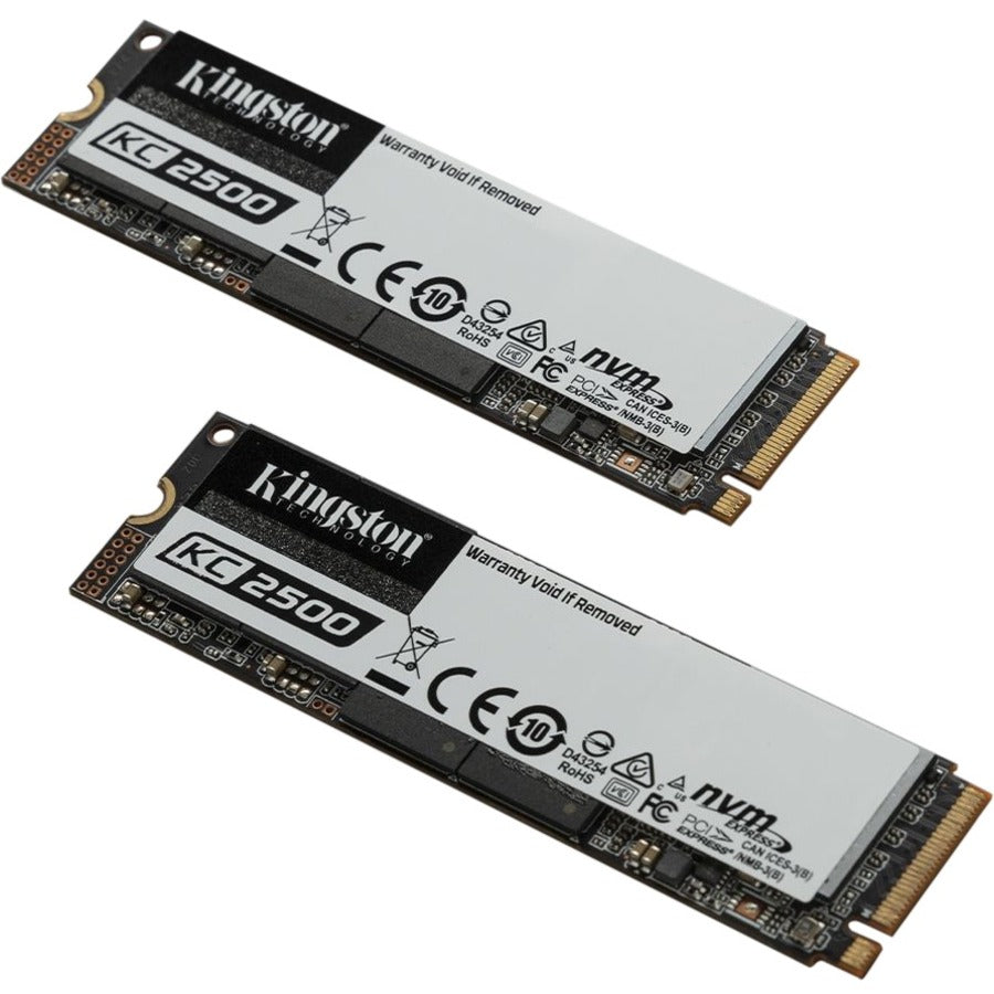 Kingston KC2500 1.95 TB Solid State Drive - M.2 2280 Internal - PCI Express NVMe (PCI Express NVMe 3.0 x4) SKC2500M8/2000GBK