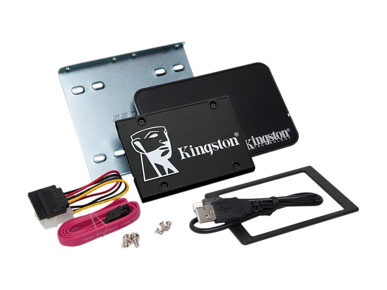 Kingston KC600 1 TB Solid State Drive - 2.5 Internal - SATA (SATA/600)" SKC600/1024G