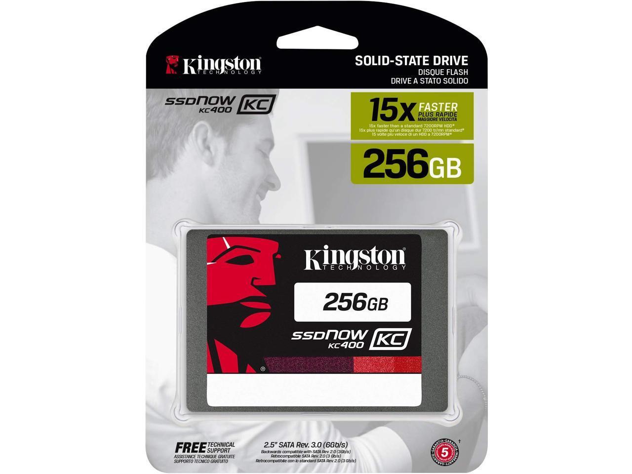 Kingston Ssdnow Kc400 Skc400S37/256G 2.5" 256Gb Sata Iii Business Solid State Disk
