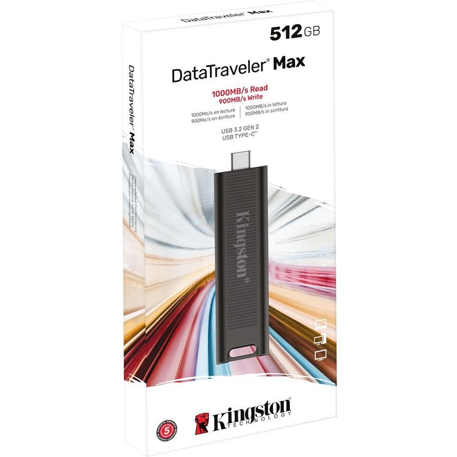 Kingston Technology Datatraveler Max Usb Flash Drive 512 Gb Usb Type-C Black
