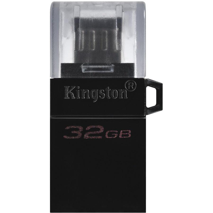 Kingston Technology Datatraveler Microduo3 G2 Usb Flash Drive 32 Gb Usb Type-A / Micro-Usb 3.2 Gen 1 (3.1 Gen 1) Black