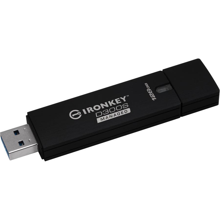 Kingston Technology Ironkey D300 Usb Flash Drive 128 Gb Usb Type-A 3.2 Gen 1 (3.1 Gen 1) Black