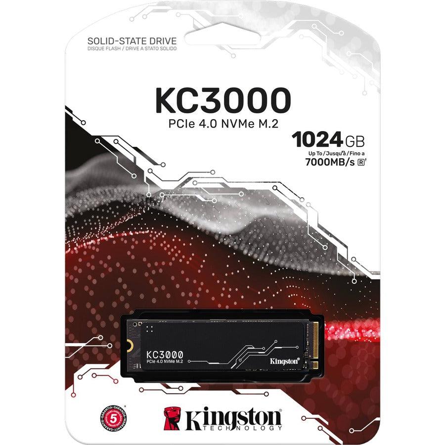 Kingston Technology Kc3000 M.2 1024 Gb Pci Express 4.0 3D Tlc Nvme