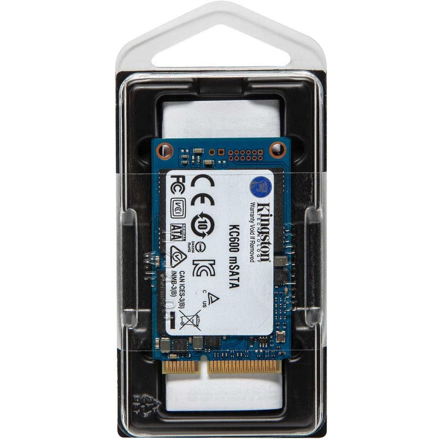 Kingston Technology Kc600 Msata 256 Gb Serial Ata Iii 3D Tlc