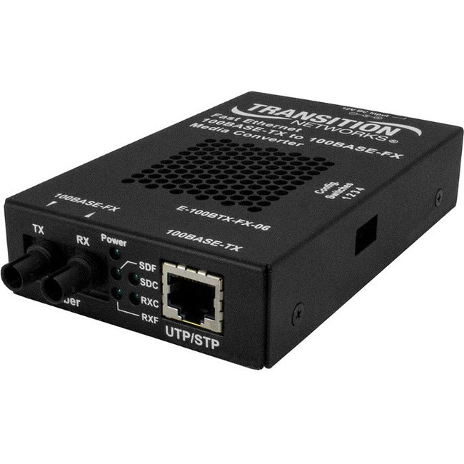 Lantronix E-100BTX-FX-06 Transceiver/Media Converter E-100BTX-FX-06-NA