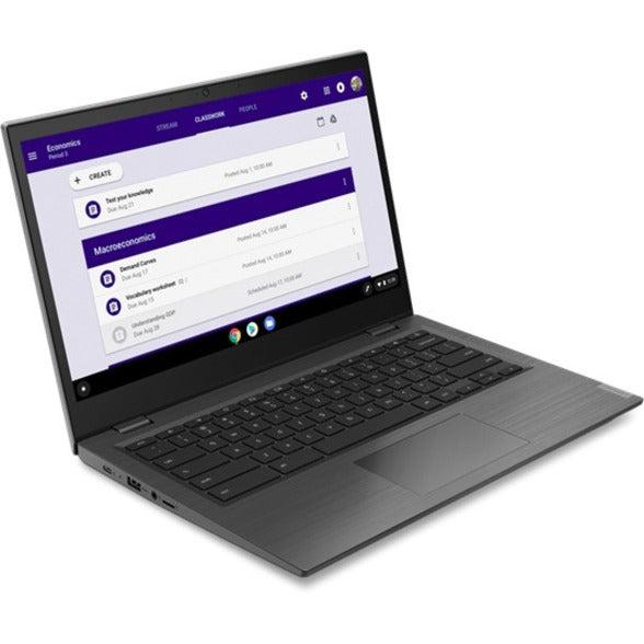 Lenovo 14E Chromebook 35.6 Cm (14") Full Hd Amd A4 4 Gb Ddr4-Sdram 32 Gb Emmc Wi-Fi 5 (802.11Ac) Chrome Os Grey