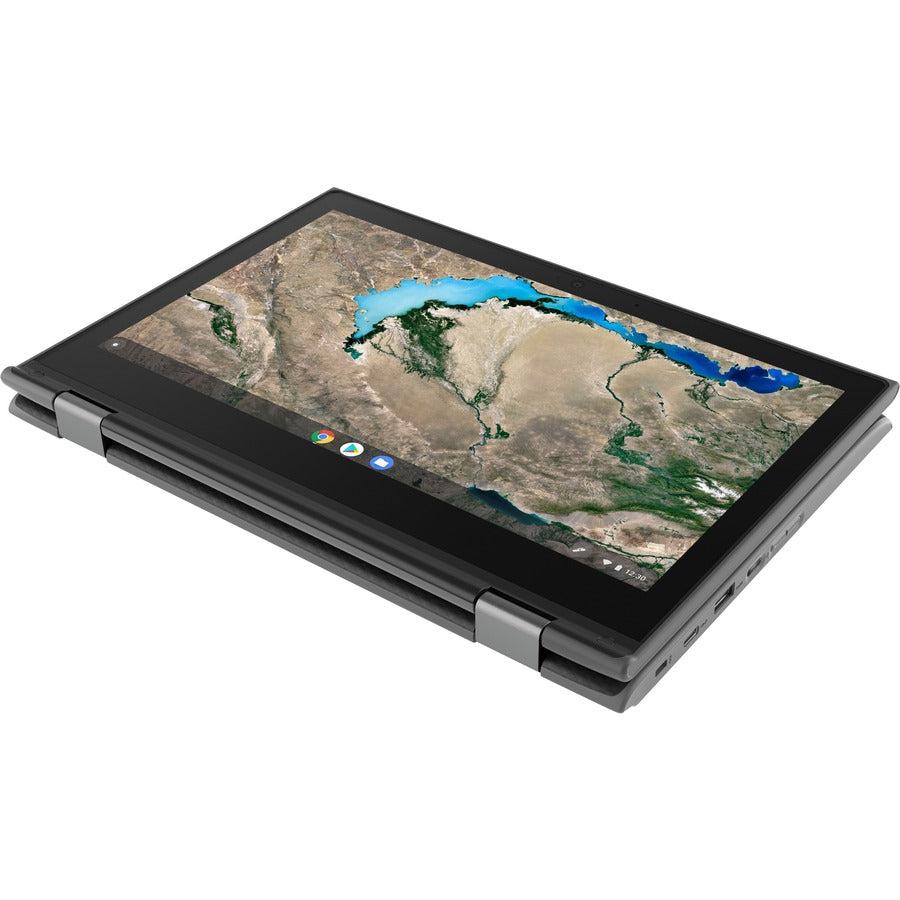 Lenovo 300E Chromebook 29.5 Cm (11.6") Touchscreen Hd Intel® Celeron® N 4 Gb Lpddr4-Sdram 32 Gb Emmc Wi-Fi 5 (802.11Ac) Chrome Os Black
