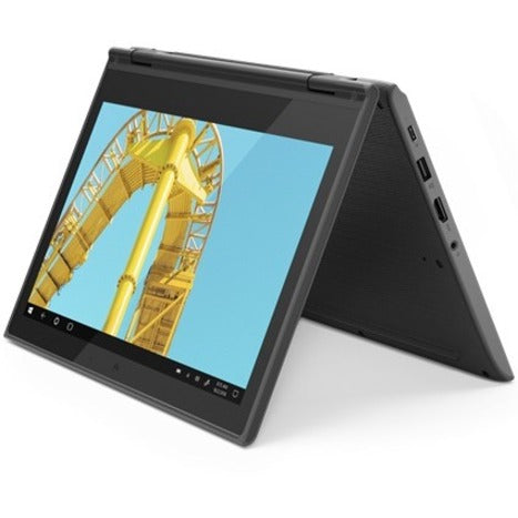 Lenovo 300e Windows 2nd Gen 81M900E4US 11.6 Touchscreen Netbook - HD - Intel Celeron N4120 - 4 GB - 128 GB SSD - English Keyboard - Black"