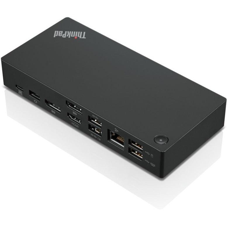Lenovo 40As0090Us Notebook Dock/Port Replicator Wired Usb 3.2 Gen 1 (3.1 Gen 1) Type-C Black