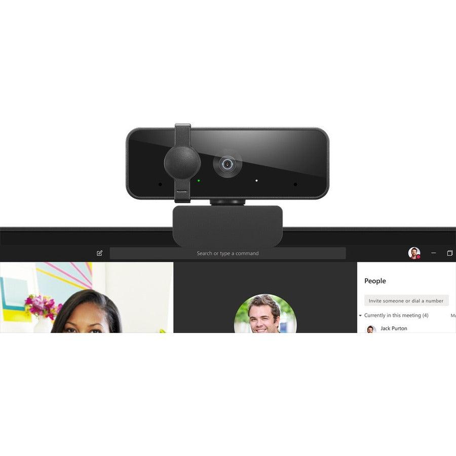 Lenovo 4Xc1B34802 Webcam 2 Mp 1920 X 1080 Pixels Usb 2.0 Black