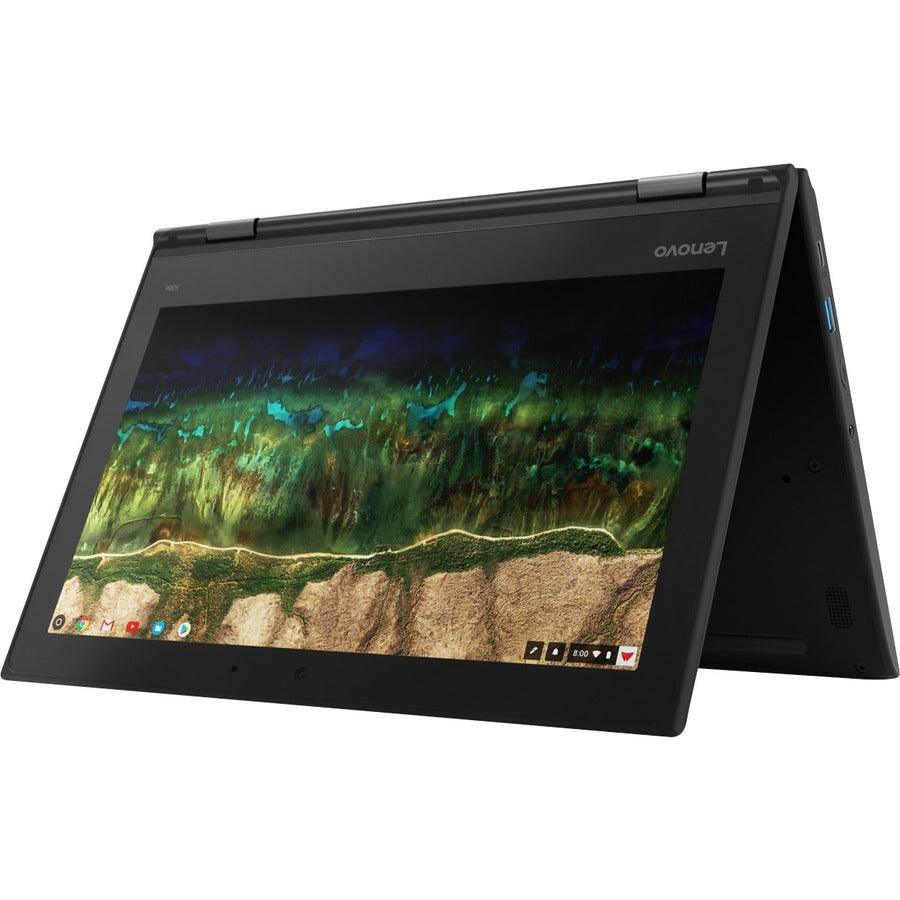 Lenovo 500E Chromebook 29.5 Cm (11.6") Touchscreen Hd Intel® Celeron® N 8 Gb Lpddr4-Sdram 64 Gb Emmc Wi-Fi 5 (802.11Ac) Chrome Os Black
