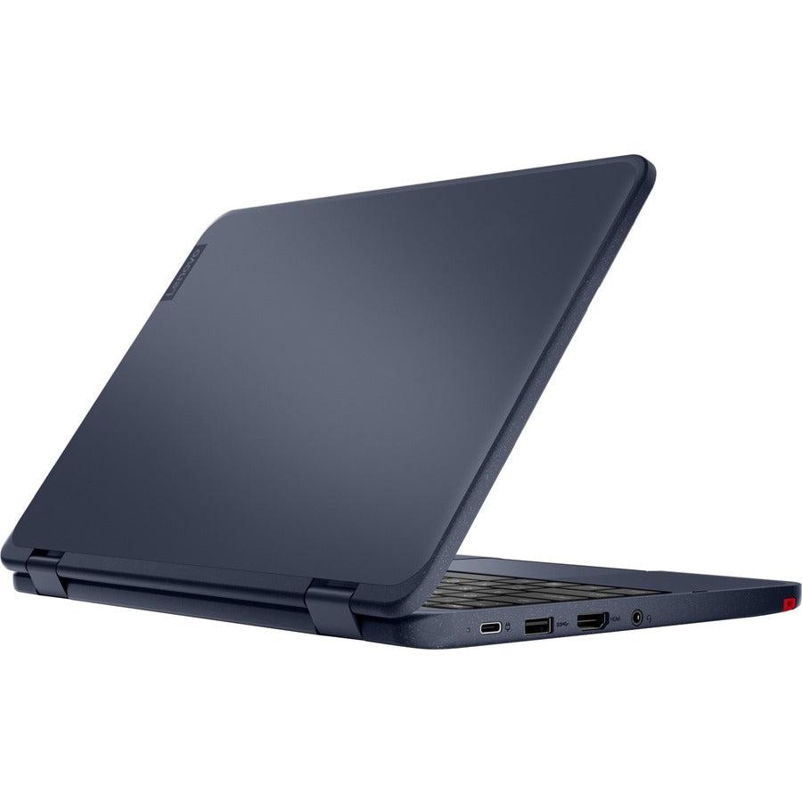 Lenovo 500W Hybrid (2-In-1) 29.5 Cm (11.6") Touchscreen Hd Intel® Celeron® N 4 Gb Lpddr4X-Sdram 64 Gb Emmc Wi-Fi 6 (802.11Ax) Windows 10 Pro Blue