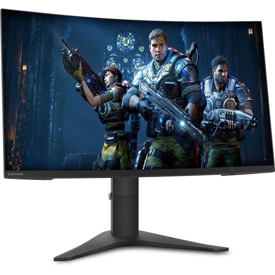 Lenovo G27c-10 27 Class Full HD Curved Screen Gaming LCD Monitor - 16:9 - Raven Black" 66A3GCCBUS