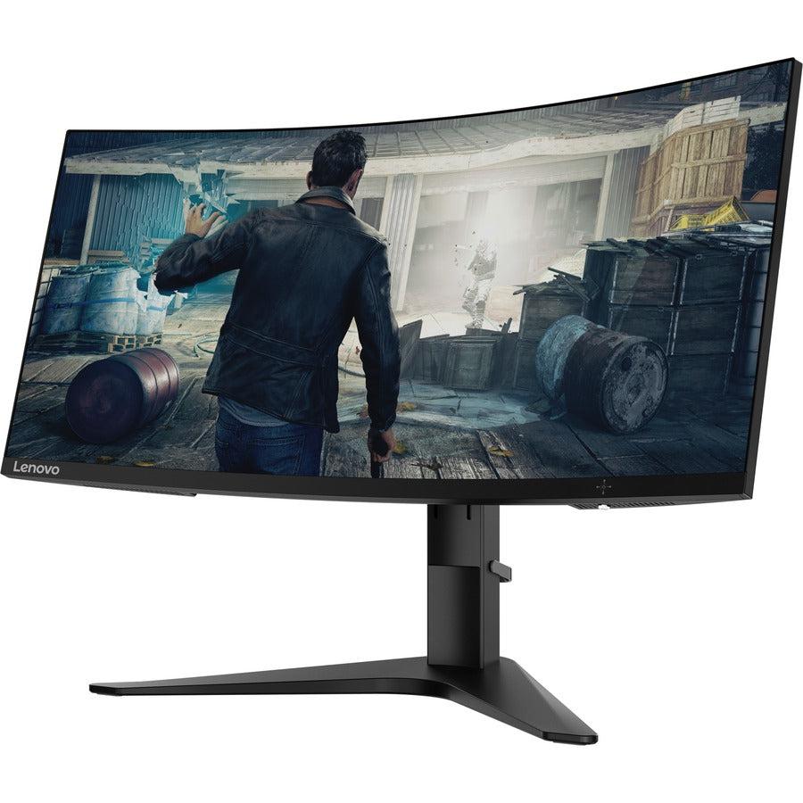 Lenovo G34W-10 86.4 Cm (34") 3440 X 1440 Pixels Ultrawide Quad Hd Led Black