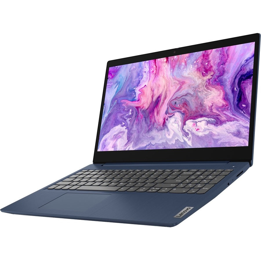 Lenovo-IMSourcing IdeaPad 3 15ITL05 81X800ELUS 15.6 Notebook - Full HD - Intel Core i3 11th Gen i3-1115G4 - 4 GB - 128 GB SSD - Abyss Blue"