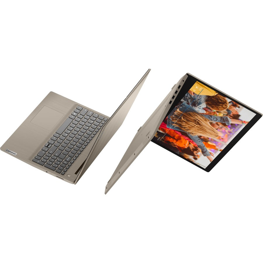 Lenovo-IMSourcing IdeaPad 3 15ITL05 81X800EMUS 15.6 Notebook - Full HD - Intel Core i3 11th Gen i3-1115G4 - 4 GB - 128 GB SSD - English Keyboard - Almond"