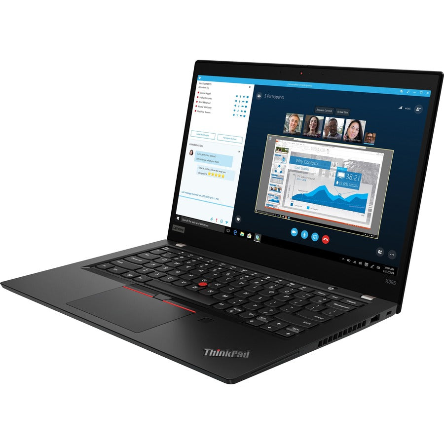 Lenovo-IMSourcing ThinkPad X395 20NLS0J400 13.3 Touchscreen Rugged Notebook - Full HD - AMD Ryzen 7 3700U - 16 GB - 512 GB SSD - Black"