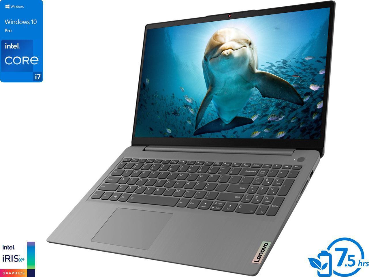 Lenovo Ideapad 3 Laptop, 15.6" Fhd Display, Intel Core I7-1165G7 Upto 4.7Ghz, 20Gb Ram, 512Gb Nvme Ssd, Hdmi, Wi-Fi, Bluetooth, Windows 10 Pro