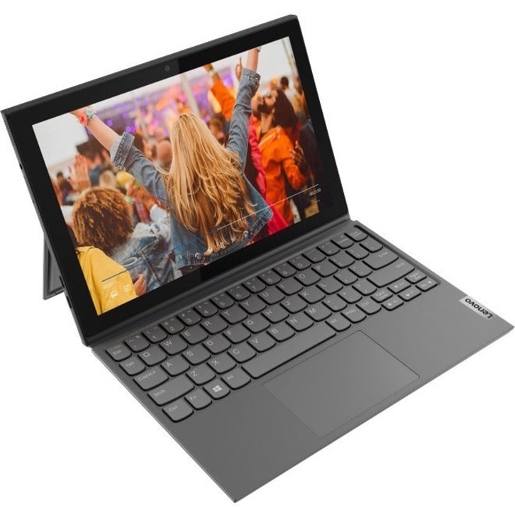 Lenovo IdeaPad Duet 3 10IGL5-LTE 82HK0040US 10.3 Touchscreen Detachable 2 in 1 Notebook - WUXGA - Intel Celeron N4020 - 4 GB - 128 GB Flash Memory - Graphite Gray"