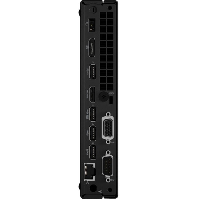 Lenovo ThinkCentre M60e 11LV0089US Desktop Computer - Intel Core i5 10th Gen i5-1035G1 - 8 GB - 256 GB SSD - Tiny - Black