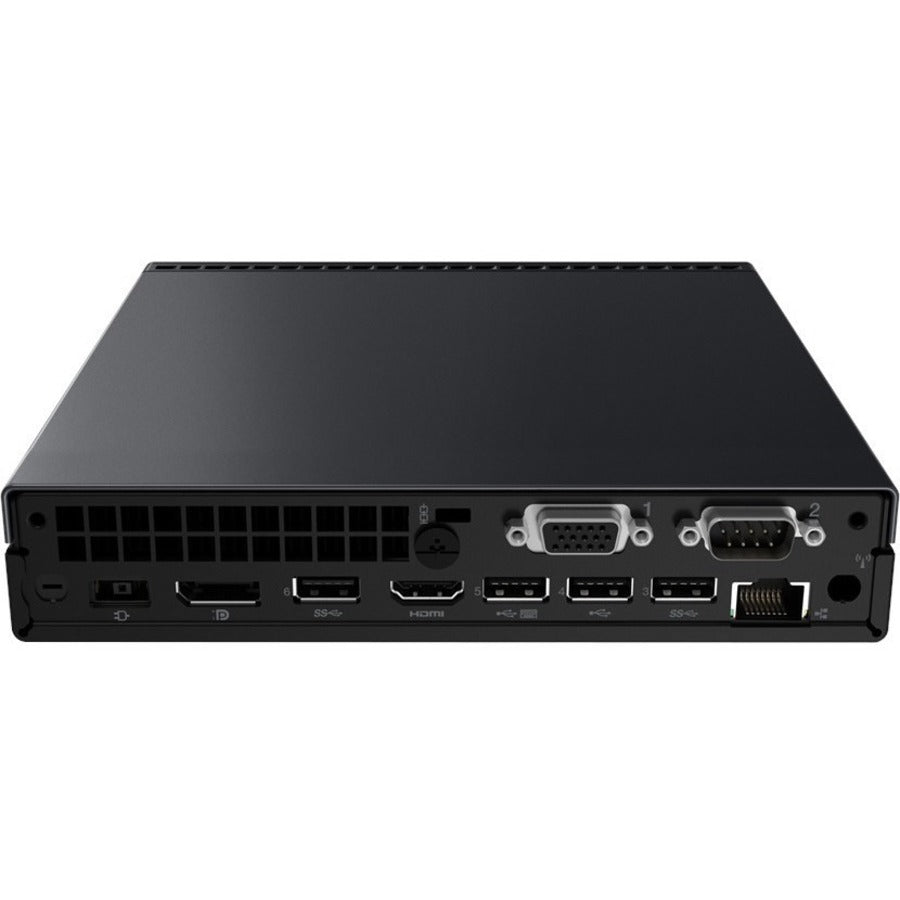 Lenovo ThinkCentre M60e 11LV0089US Desktop Computer - Intel Core i5 10th Gen i5-1035G1 - 8 GB - 256 GB SSD - Tiny - Black