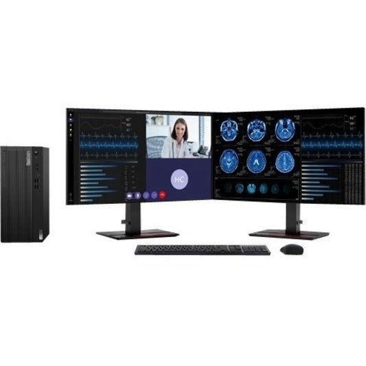 Lenovo ThinkCentre M80t 11CS002FUS Desktop Computer - Intel Core i5 10th Gen i5-10500 - vPro Technology - 8 GB - 256 GB SSD - Tower - Black