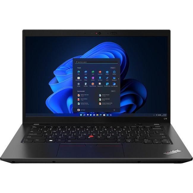 Lenovo Thinkpad L14 Gen 3 21C50016Us 14" Notebook - Full Hd - 1920 X 1080 - Amd Ryzen 5 Pro 5675U Hexa-Core (6 Core) 2.30 Ghz - 8 Gb Total Ram - 256 Gb Ssd - Thunder Black