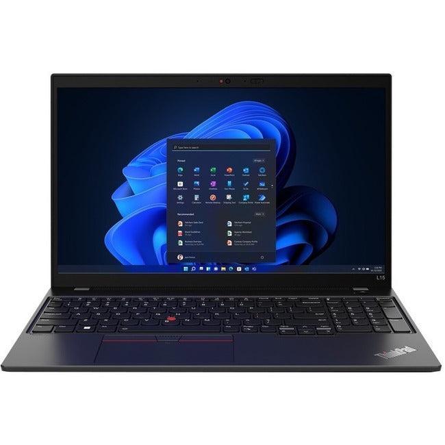 Lenovo ThinkPad L15 Gen 3 21C3004SUS 15.6 Notebook - Full HD - Intel Core i5 12th Gen i5-1245U - vPro Technology - 8 GB - 256 GB SSD - English Keyboard - Thunder Black"