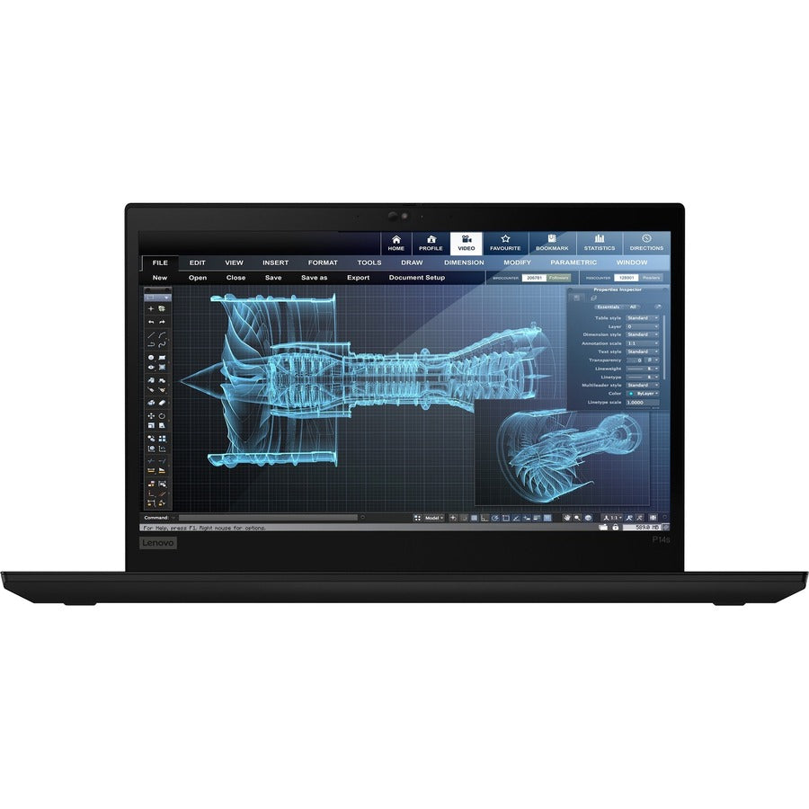 Lenovo ThinkPad P14s Gen 2 21A0005QUS 14 Mobile Workstation - Full HD - AMD Ryzen 7 PRO 5850U - 16 GB - 512 GB SSD - English (US) Keyboard - Black"