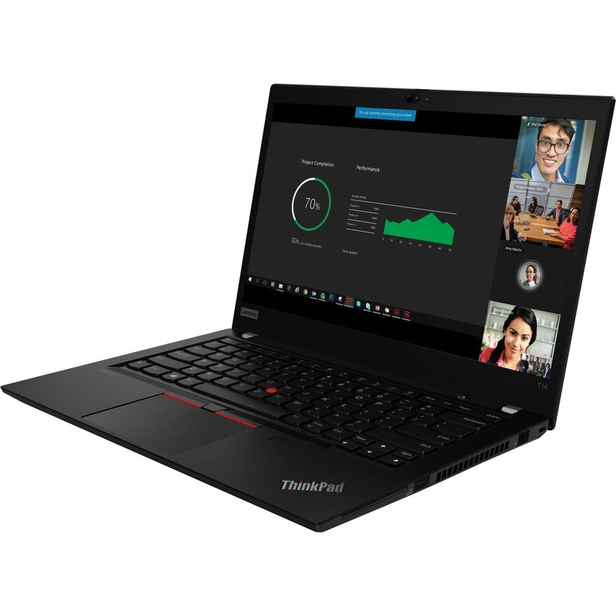 Lenovo ThinkPad T14 Gen 2 20W1S1EW00 14 Notebook - Full HD - Intel Core i5 11th Gen i5-1145G7 - 16 GB - 256 GB SSD - English (US) Keyboard - Black"