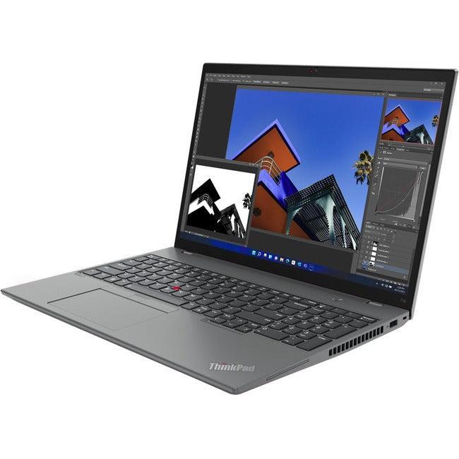 Lenovo Thinkpad T16 Gen 1 21Ch0007Us 16" Notebook - Wuxga - 1920 X 1200 - Amd Ryzen 5 Pro 6650U Hexa-Core (6 Core) 2.90 Ghz - 16 Gb Total Ram - 256 Gb Ssd - Storm Gray