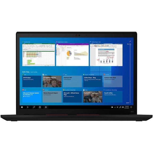 Lenovo Thinkpad X13 Gen 2 20Xh0077Us 13.3" Notebook - Wuxga - 1920 X 1200 - Amd Ryzen 7 Pro 5850U Octa-Core (8 Core) 1.90 Ghz - 16 Gb Total Ram - 512 Gb Ssd - Villi Black