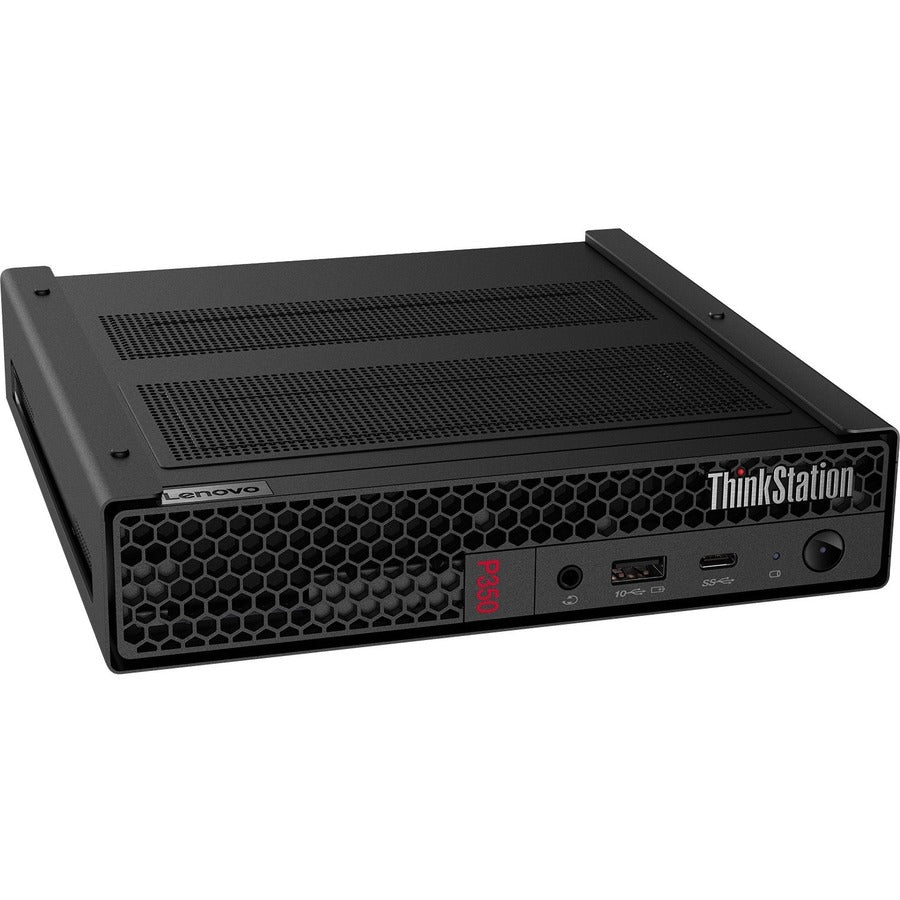 Lenovo ThinkStation P350 30EF003HUS Workstation - 1 x Intel Core i7 11th Gen i7-11700T - 16 GB - 512 GB SSD - Tiny - Black