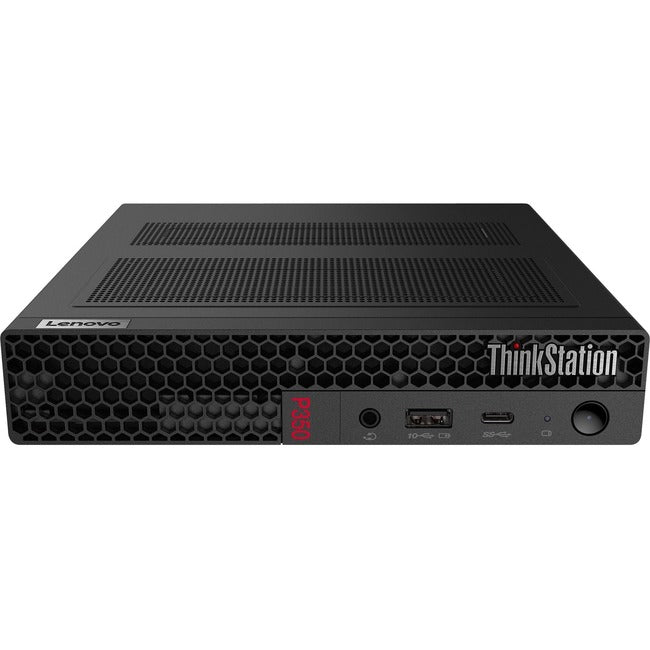 Lenovo ThinkStation P350 30EF0051US Workstation - 1 x Intel Core i7 11th Gen i7-11700T - 16 GB - 512 GB SSD - Tiny - Black