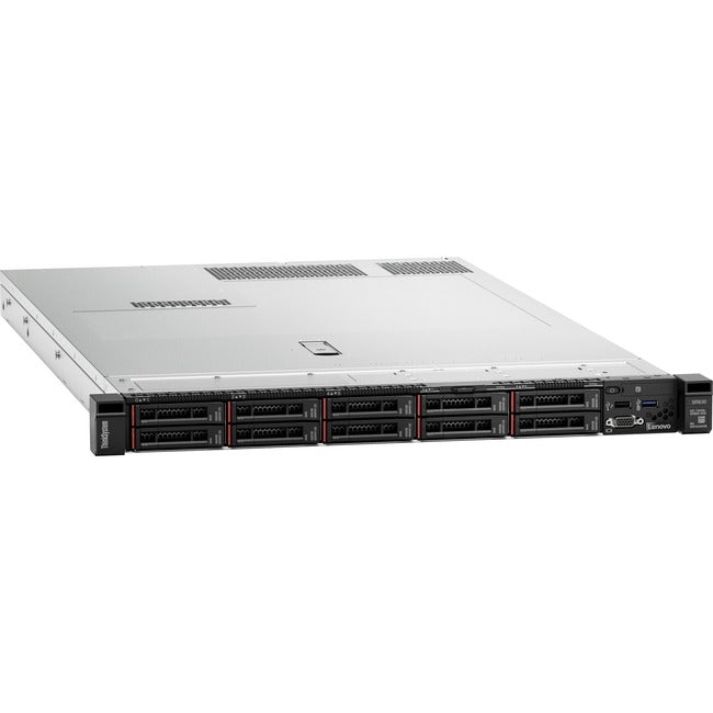 Lenovo Thinksystem Sr630 7X02 - Server - Rack-Mountable - 1U - 2-Way - 1 X Xeon Silver 4214 / 2.2 Ghz - Ram 32 Gb - No Hdd - G200E - No Os - Monitor: None