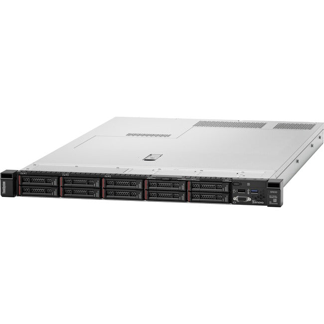 Lenovo Thinksystem Sr630 7X02A0Cgna 1U Rack Server - 1 X Intel Xeon Silver 4214 2.20 Ghz - 16 Gb Ram - Serial Ata/600 Controller