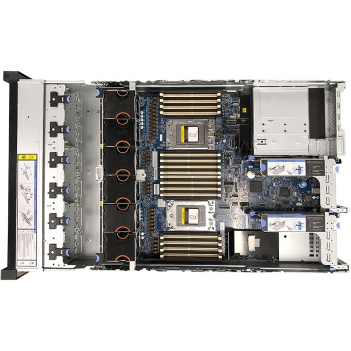 Lenovo ThinkSystem SR665 7D2VA01HNA 2U Rack Server - 1 x AMD EPYC 7262 3.20 GHz - 16 GB RAM - Serial ATA/600 Controller