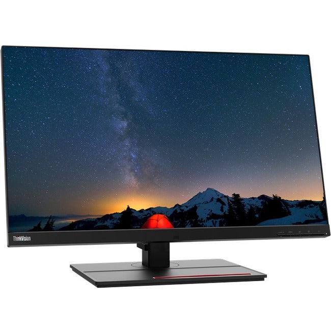 Lenovo Thinkvision P27U-20 27" 4K Uhd Wled Lcd Monitor - 16:9 - Raven Black