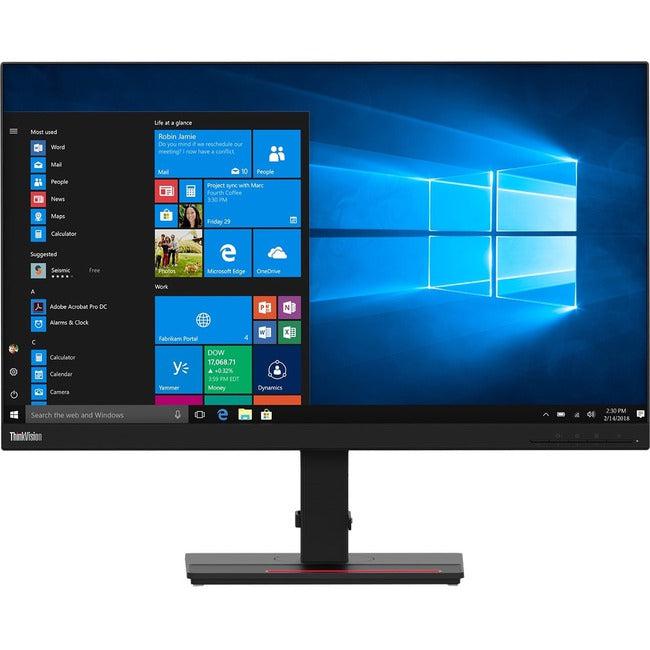 Lenovo ThinkVision T27h-20 27 Class WQHD LCD Monitor - 16:9 - Raven Black" 61ECGAR2US