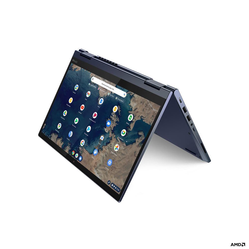 Lenovo Thinkpad C13 Yoga Chromebook 33.8 Cm (13.3") Touchscreen Full Hd Amd Ryzen™ 5 8 Gb Ddr4-Sdram 256 Gb Ssd Wi-Fi 5 (802.11Ac) Chrome Os Blue 20Ux001Rus