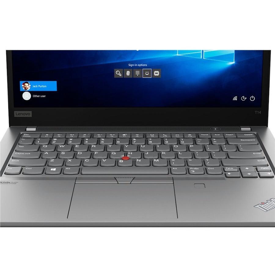 Lenovo Thinkpad T14 Notebook 35.6 Cm (14") Full Hd Amd Ryzen™ 7 Pro 16 Gb Ddr4-Sdram 512 Gb Ssd Wi-Fi 6 (802.11Ax) Windows 10 Pro Grey