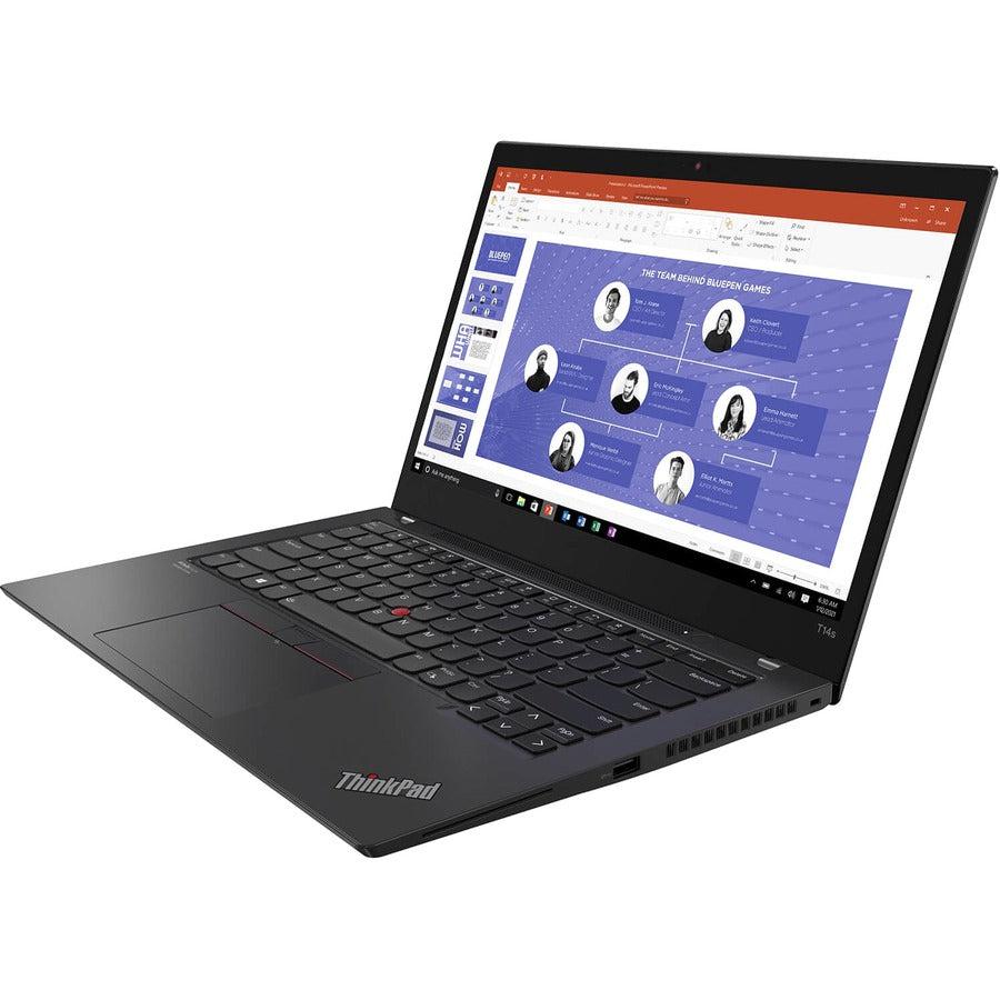 Lenovo Thinkpad T14S Notebook 35.6 Cm (14") Full Hd Intel® Core™ I5 8 Gb Lpddr4X-Sdram 256 Gb Ssd Wi-Fi 6 (802.11Ax) Windows 10 Pro Grey 20Wm0085Us