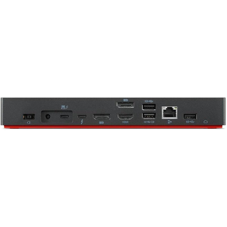Lenovo Thinkpad Universal Thunderbolt 4 Smart Dock Wired Black