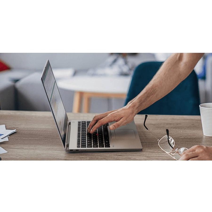 Lenovo Thinkpad X1 Titanium Yoga Hybrid (2-In-1) 34.3 Cm (13.5") Touchscreen Quad Hd Intel® Core™ I5 16 Gb Lpddr4X-Sdram 256 Gb Ssd Wi-Fi 6 (802.11Ax) Windows 10 Pro 20Qa000Lus
